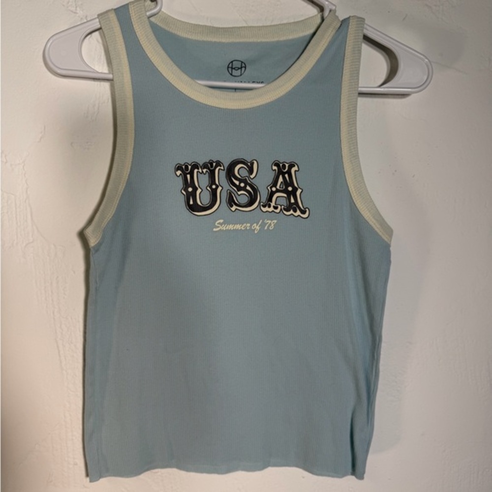 Vintage Look - USA Summer of '78 Cropped Tank Top